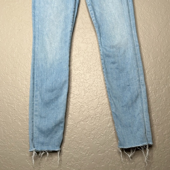 MOTHER The Stunner Ankle Fray in Crafty Side sz 25 - Picture 7 of 14